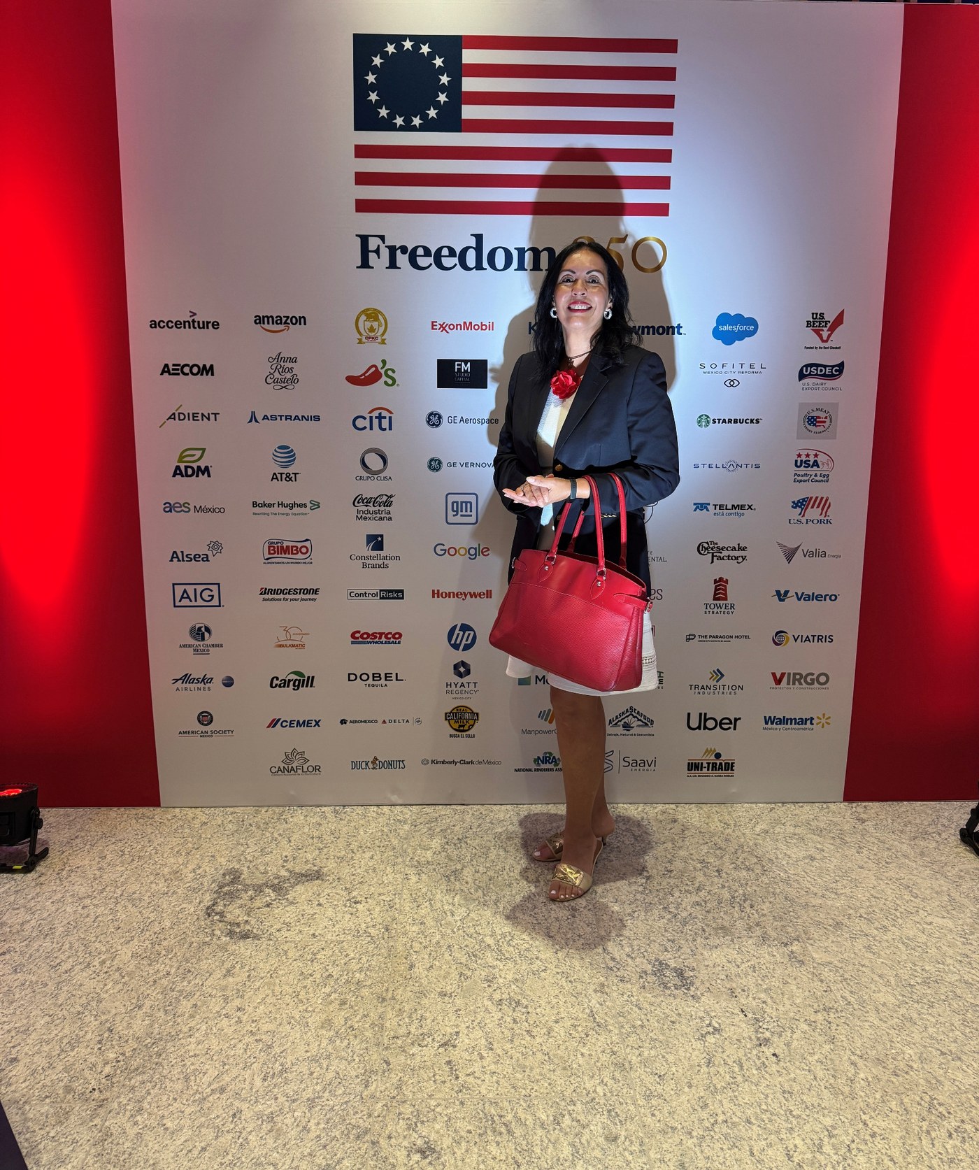 Raquel Fernández Méndez en Freedom 250 Celebration